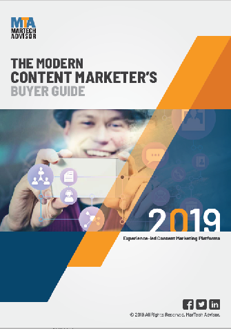 2019 The Modern Content Marketer's Buyer Guide