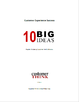 Customer Experience Success 10 Big Ideas