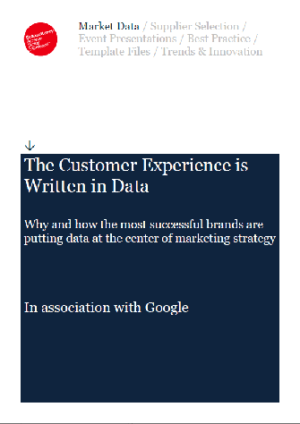 The Customer Experience is Written in Data