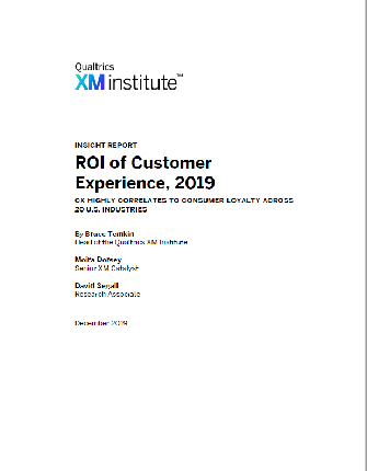 ROI of Customer Experience, 2019